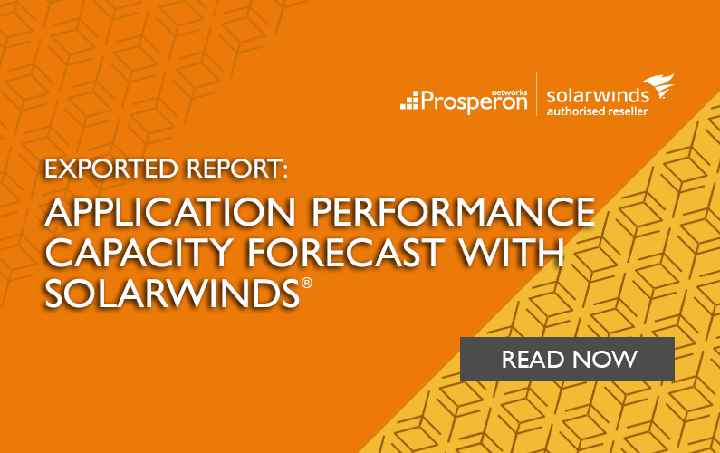 Exported Report: Application Performance Capacity Forecast