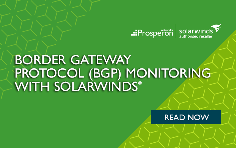 Border Gateway Protocol (BGP) Monitoring with SolarWinds
