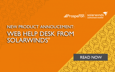 New Product Annoucement: Web Help Desk from SolarWinds