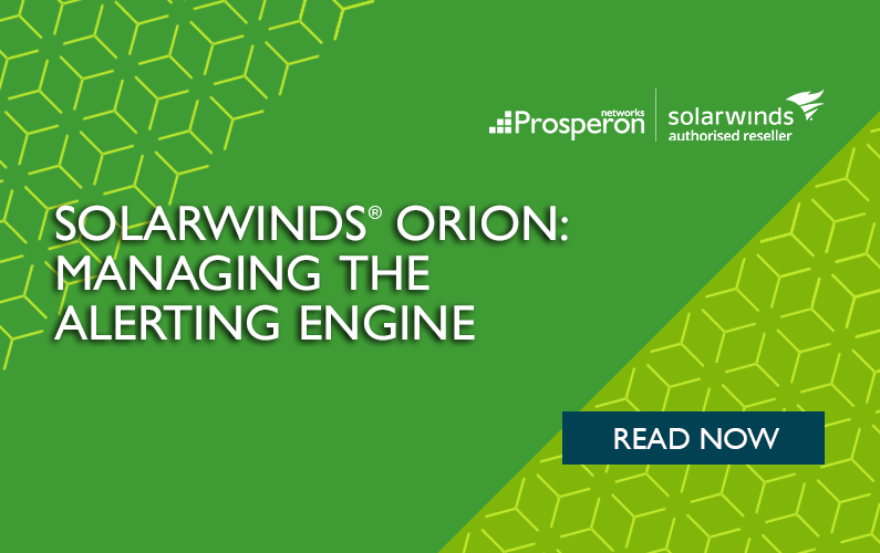 SolarWinds Orion – Managing The Alerting Engine