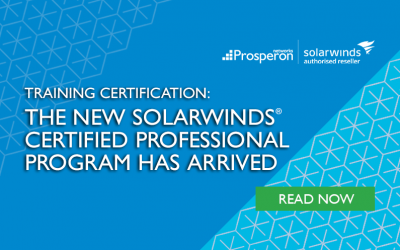 The New SolarWinds Certified Professional Program Has Arrived!