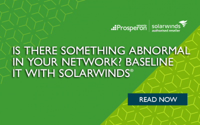 Is There Something Abnormal In Your Network? Baseline It with SolarWinds!