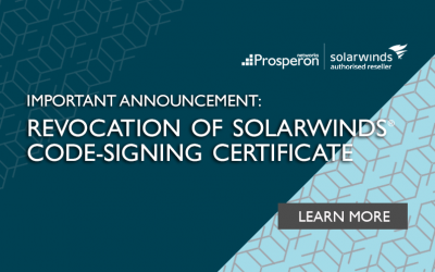 Important Announcement: Revocation Of SolarWinds Code-Signing Certificate