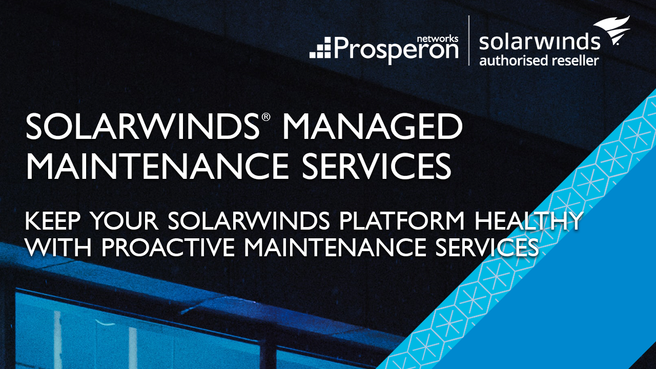 SolarWinds Deployment Services (Video Slate) - Prosperon Networks