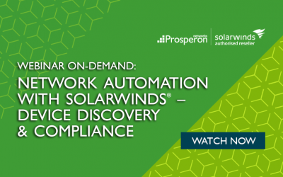 Webinar On-Demand: Network Automation with SolarWinds – Device Discovery & Compliance
