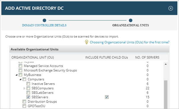 Add Active Directory DC (Insight Image) - Prosperon Networks