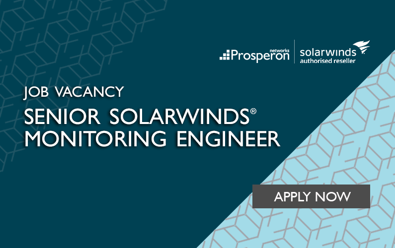 (POSITION FILLED) Senior SolarWinds Monitoring Engineer