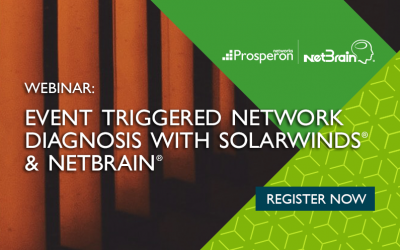 Event Triggered Network Diagnosis with SolarWinds & NetBrain