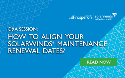 How To Align Your SolarWinds Maintenance Renewal Dates