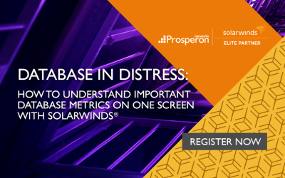 Database in Distress – important Database metrics on one screen with SolarWinds