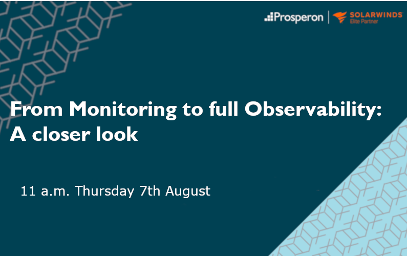 JISC Webinar updated SolarWinds webinar series